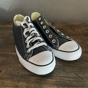 Leather converse